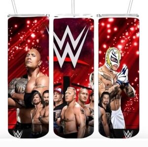 WWE Themed Tumbler with Wrestlers